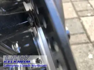 BMW F800R Scharte in der Felge durch fehlerhafte Bremsbelag-Montage