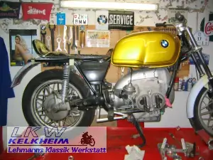 BMW R100RS Gestaltung im Bereich des Motors