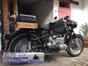 BMW R50/2 ist bereit für das Ariel-Treffen 2017 im Spessart