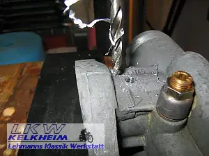 BMW R50/2 Bohrung für Unterdruckanschluss