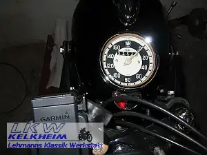 Der reparierte BMW R50/2 Tacho