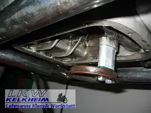 Verlängerte Ansaugglocke der größeren BMW R50/2 Ölwanne