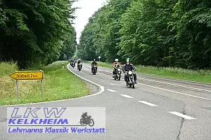 Ausfahrt mit der BMW R50/2 bei der IJR 2022 in Taunus