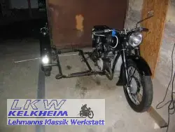 BMW R61 Einstellen der Seitenwagen-Geometrie