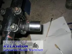 BMW R61 Einstellen der Seitenwagen-Geometrie