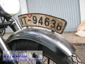 Nummernschild von Hessen-Nassau an der BMW R61