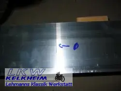 Hilfsmitte um die Seitenwagen-Geometrie einzustellen