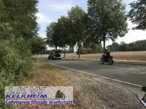 BMW R75/5 bei Fotoaufnahmen