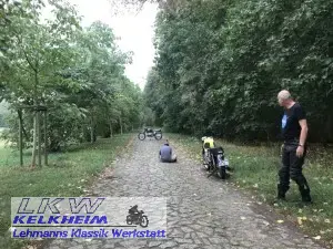 BMW R75/5 bei Fotoaufnahmen
