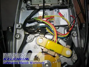 Duale Zündung an der BMW R75/5 montiert Duale Zündung an der BMW R75/5 montiert