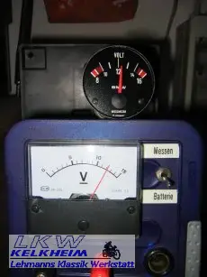 R90S Voltmeter, Überprüfung der Einstellung