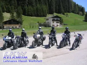 Mit der Honda GB 500 in Süd-Tirol