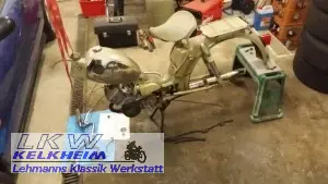 Zündapp M50 Bergsteiger bei der Sanierung
