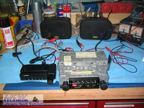 Autoradio Testplatz