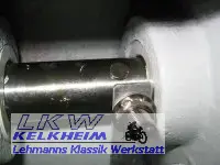 Drehbank Drehzahlmesser Sensor Magnet provisorisch angebaut