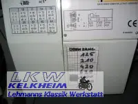 Drehzahlanzeige per Tabelle