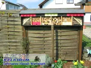 Das fertige Insektenhotel