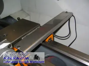 Das x-Messlineal für die Drehmaschine mit Abdeckung