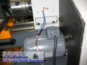 Neuer 400 V Drehstrommotor für die Drehmaschine