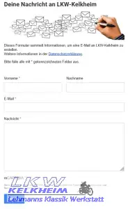 Websiteupdate mit neuem Kontaktformular